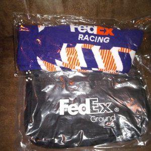 fed ex lunch bag and calf socks